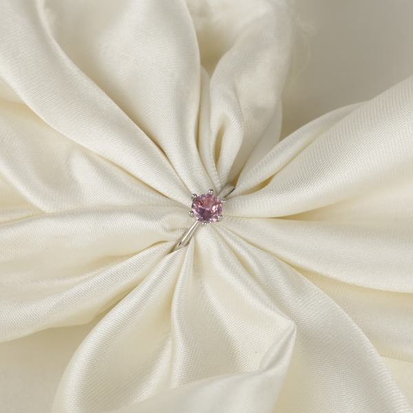 Pink Colour Flower Wedding Engagement Party Ring BeautyNX.com