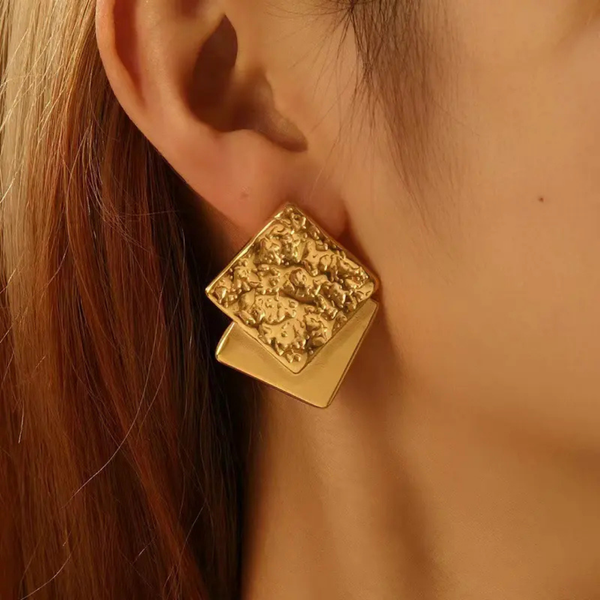 Anti tarnish trendy earrings Boho Bloom