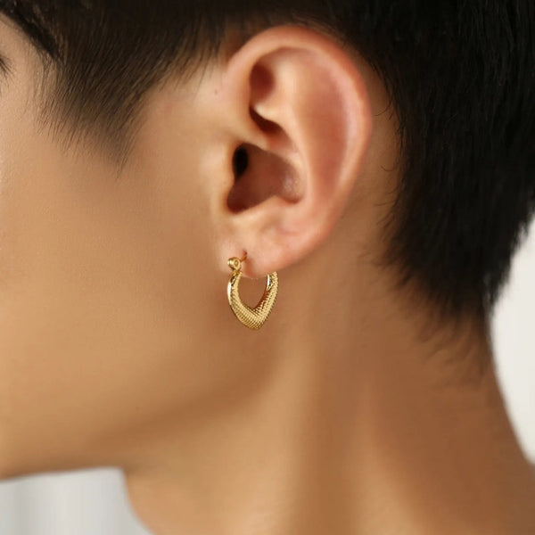Anti Tarnish Golden Earrings For Women Boho Bloom