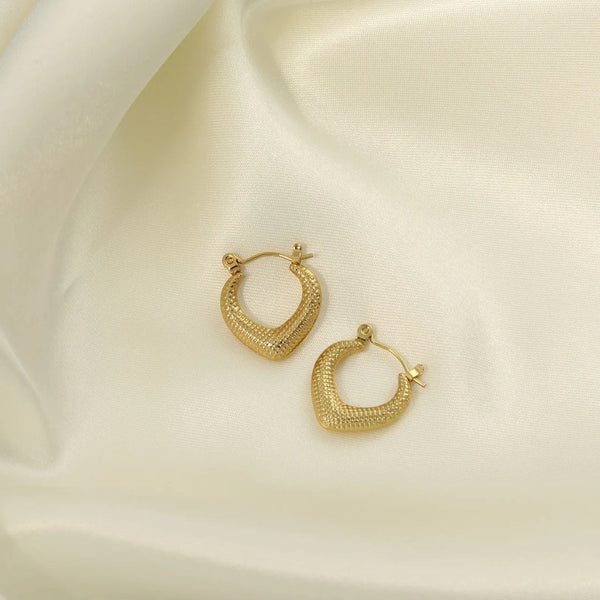 Anti Tarnish Golden Earrings For Women Boho Bloom