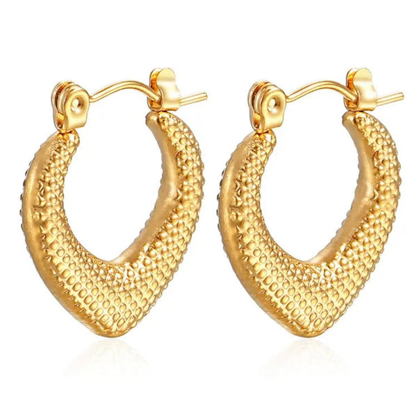 Anti Tarnish Golden Earrings For Women Boho Bloom