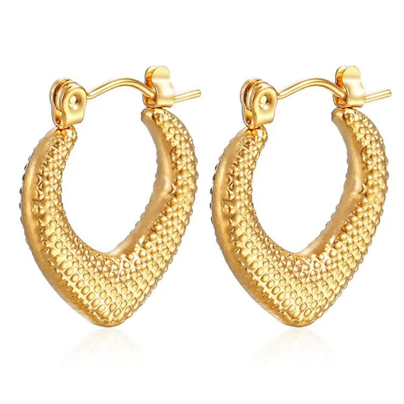 Anti Tarnish Golden Earrings For Women Boho Bloom