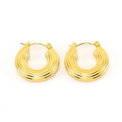 Anti Tarnish Golden trendy Stud Earrings Boho Bloom