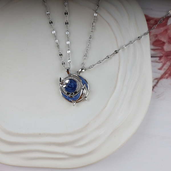 Love blue couple pandent Boho Bloom