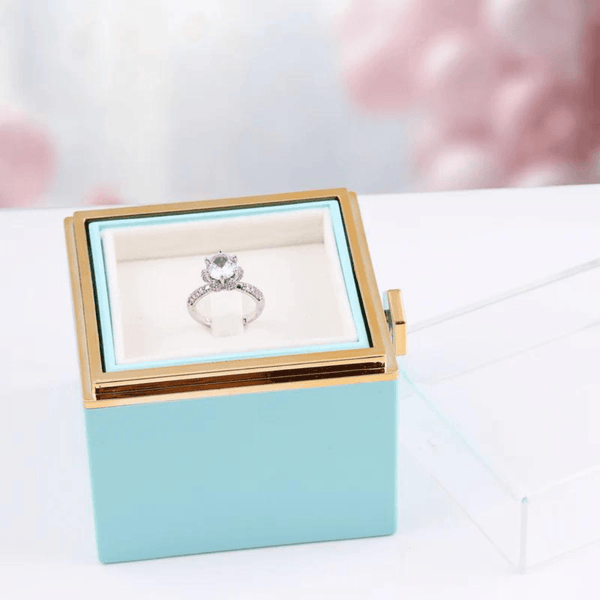 Luxury Acrylic Glass Window Jewelry Drawer Box Beauty NX