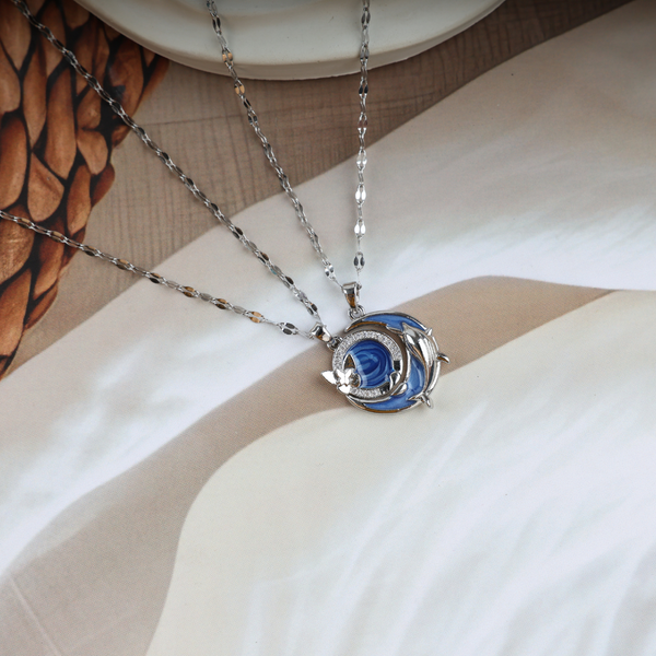 Love blue couple pandent Boho Bloom