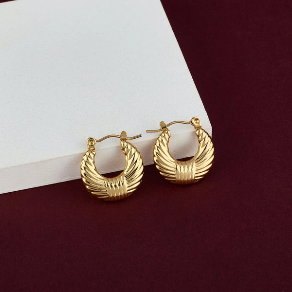 Anti tarnish sofia hoop earrings Boho Bloom