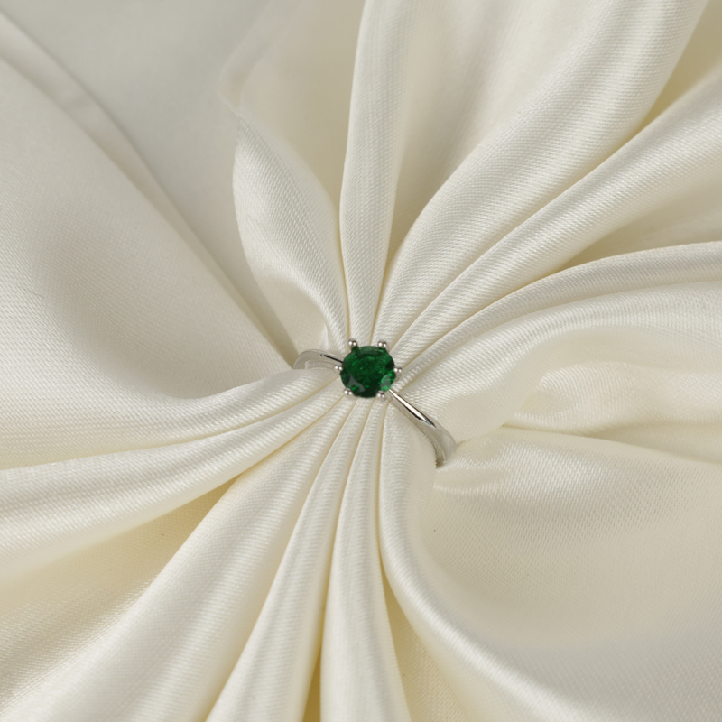 Silver Affordable Proposal Ring Boho Bloom