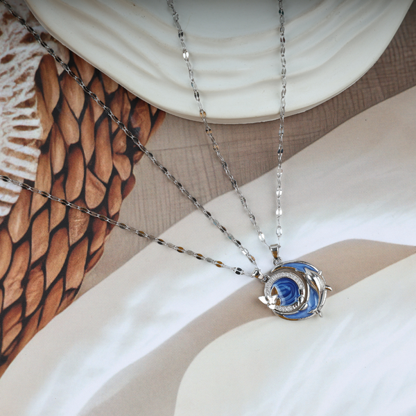 Love blue couple pandent Boho Bloom