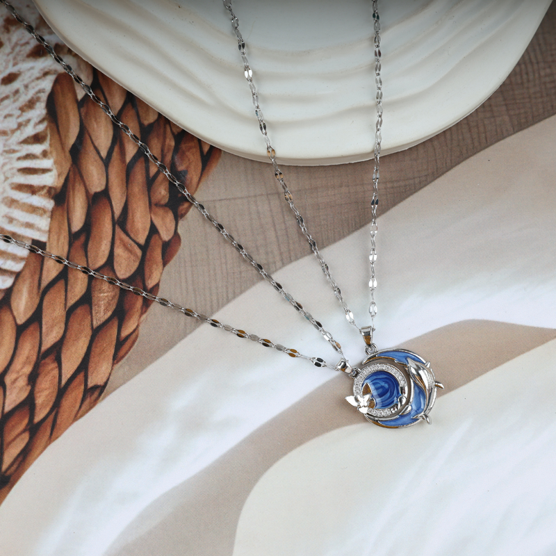 Love blue couple pandent Boho Bloom