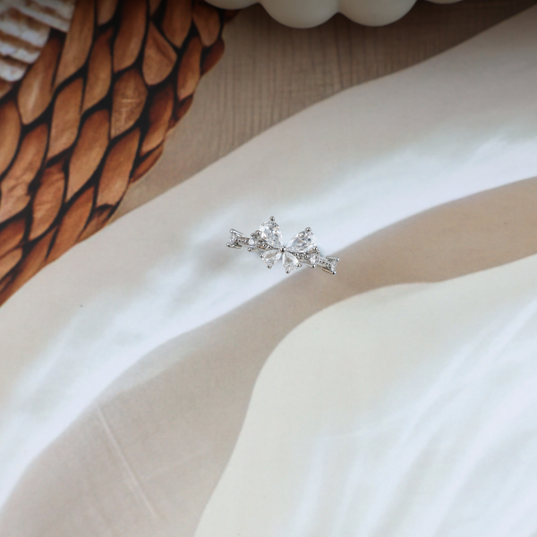 Love zirconia butterfly ring Boho Bloom