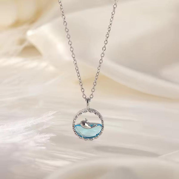 Silver Stainless steel chain Boho Bloom