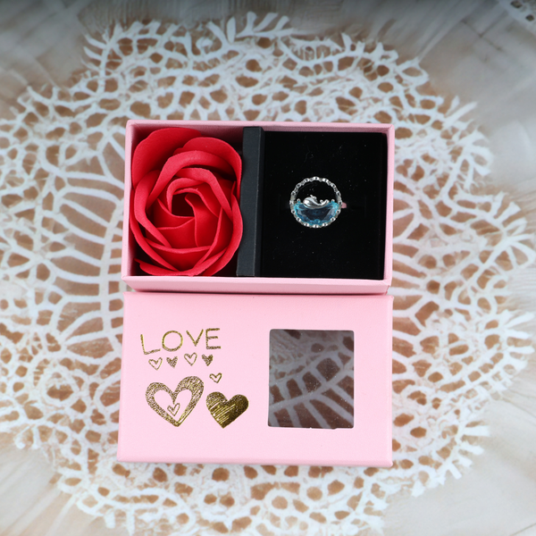 Love silver dolphine ring Boho Bloom