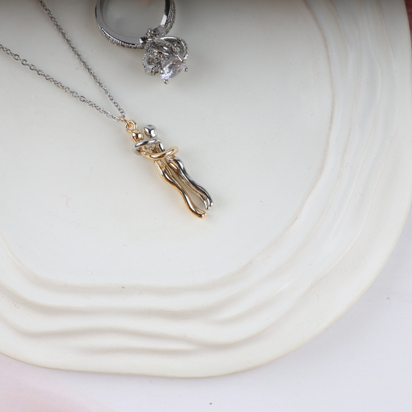 Love Hug Necklace With Hellowen Ring Boho Bloom