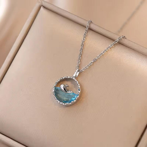 Silver Stainless steel chain Boho Bloom