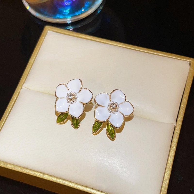 Flower Shape Clip Earrings - Korea Style Piercing Earring Boho Bloom