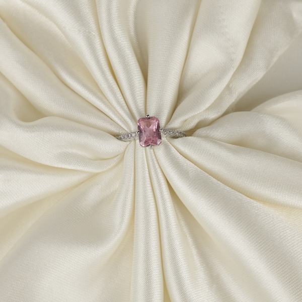 Pink Sapphire Ring Boho Bloom