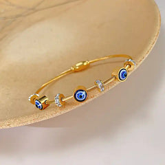 Devil Eye Bracelet Anti Tarnish Boho Bloom