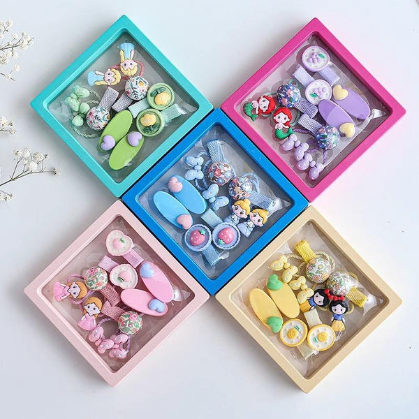 Kids Girls Cute Sweet Bow Cartoon Princess Tie Hair Rop Boho Bloom