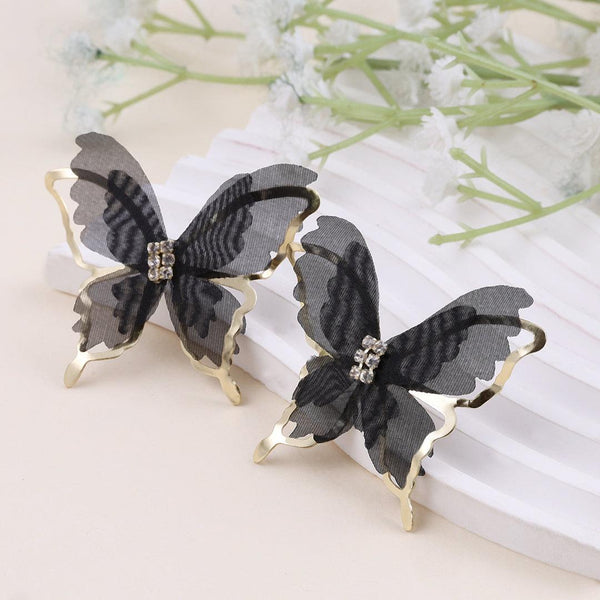 Lace Butterfly Earrings Boho Bloom