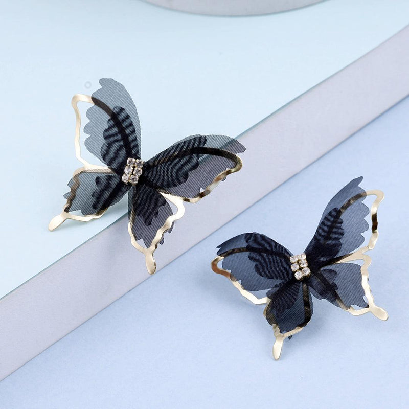 Lace Butterfly Earrings Boho Bloom