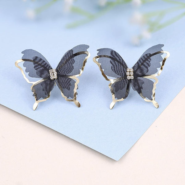 Lace Butterfly Earrings Boho Bloom