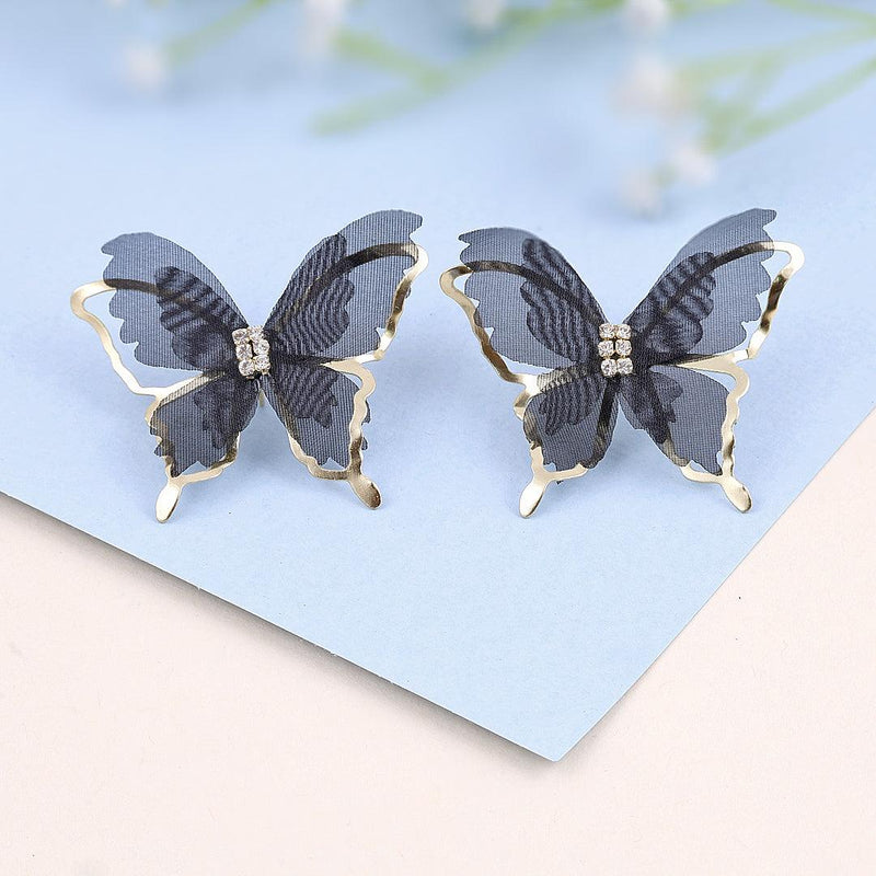 Lace Butterfly Earrings Boho Bloom