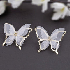 Lace Butterfly Earrings Boho Bloom