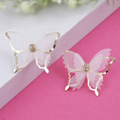 Lace Butterfly Earrings Boho Bloom