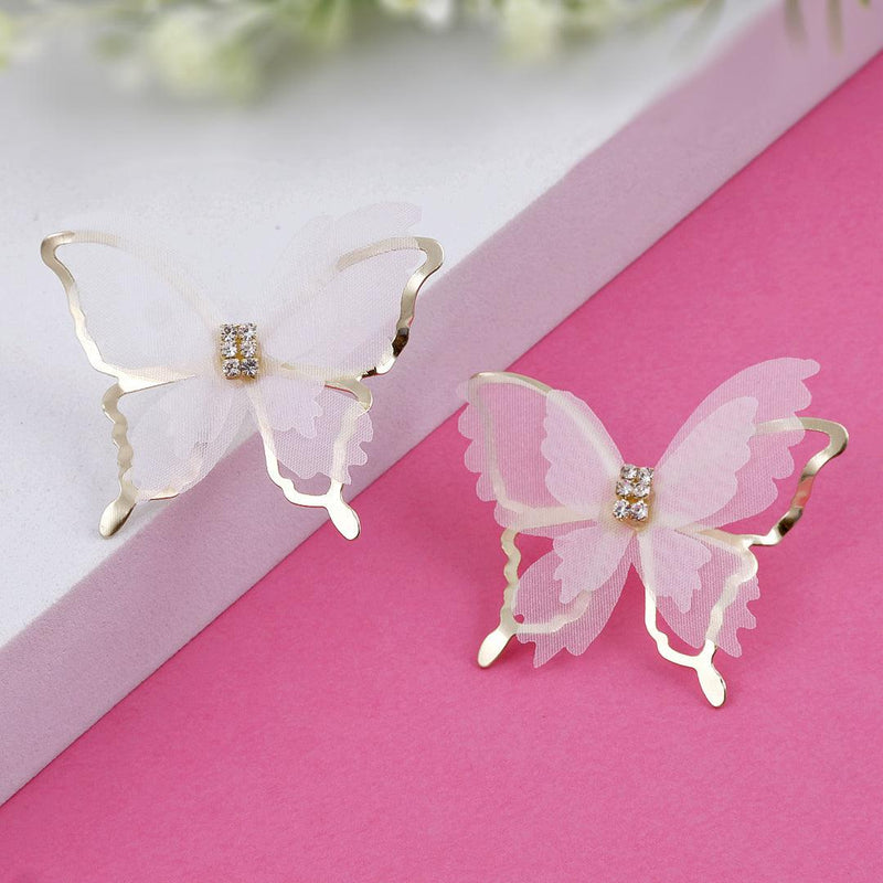 Lace Butterfly Earrings Boho Bloom