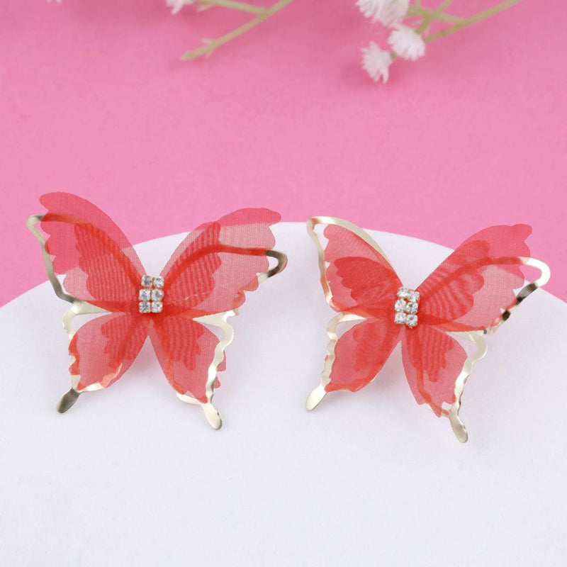 Lace Butterfly Earrings Boho Bloom