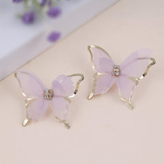 Lace Butterfly Earrings Boho Bloom
