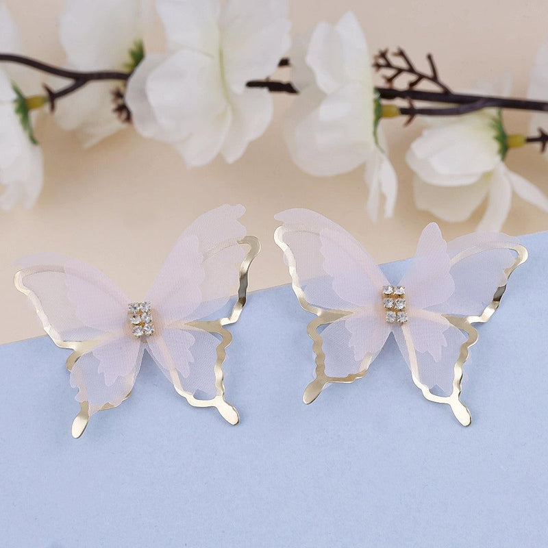 Lace Butterfly Earrings Boho Bloom