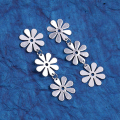 Daisy Drop Earrings Boho Bloom