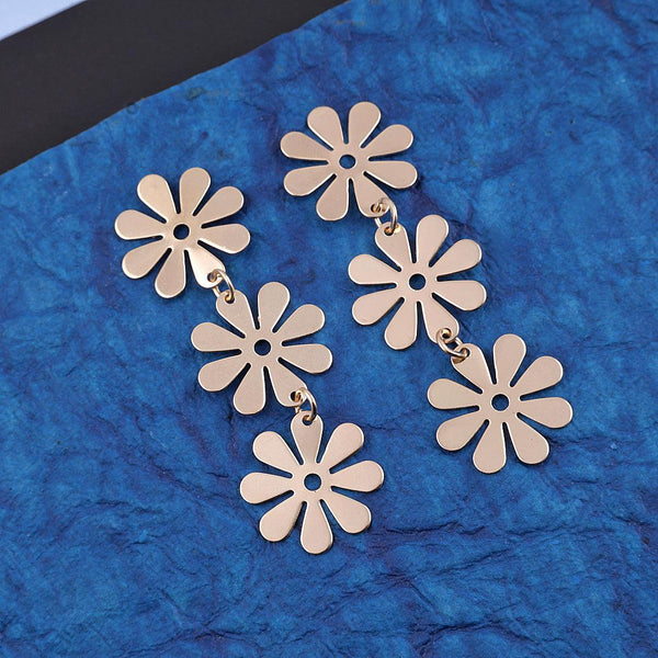 Daisy Drop Earrings Boho Bloom
