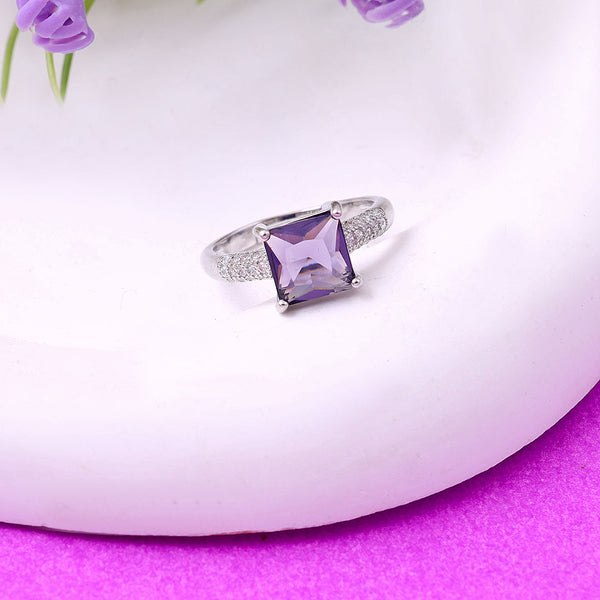 Startle Purple Diamond Ring Boho Bloom