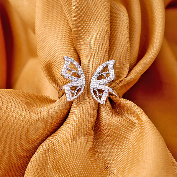 Silver wings Ring Boho Bloom