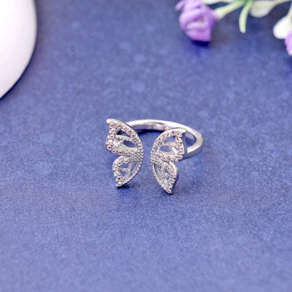 Silver wings Ring Boho Bloom