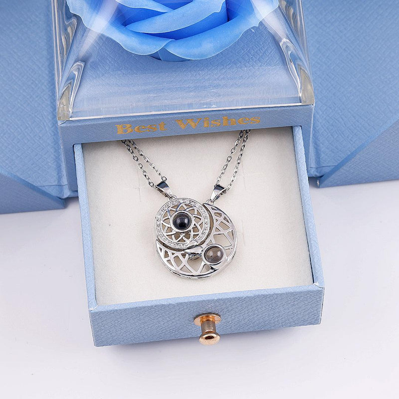 Heavenly Moon Medley Necklace Boho Bloom