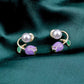 Floral and Pearl Earrings Boho Bloom