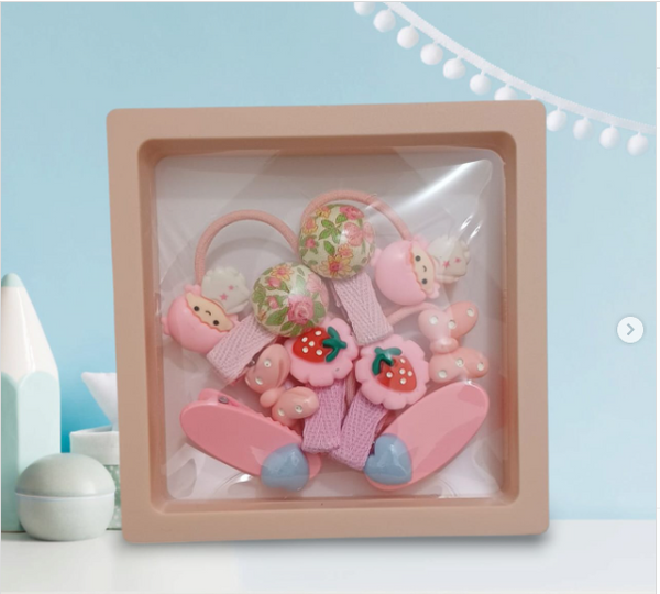 Kids Girls Cute Sweet Bow Cartoon Princess Tie Hair Rope Mini Set Boho Bloom