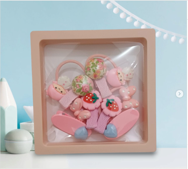 Kids Girls Cute Sweet Bow Cartoon Princess Tie Hair Rope Mini Set Boho Bloom