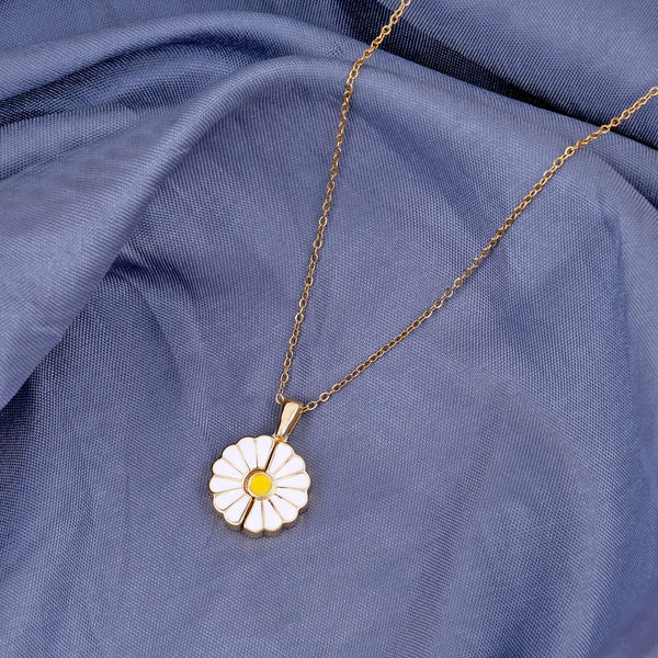 Sunflower Necklace Daisy Necklacei Boho Bloom
