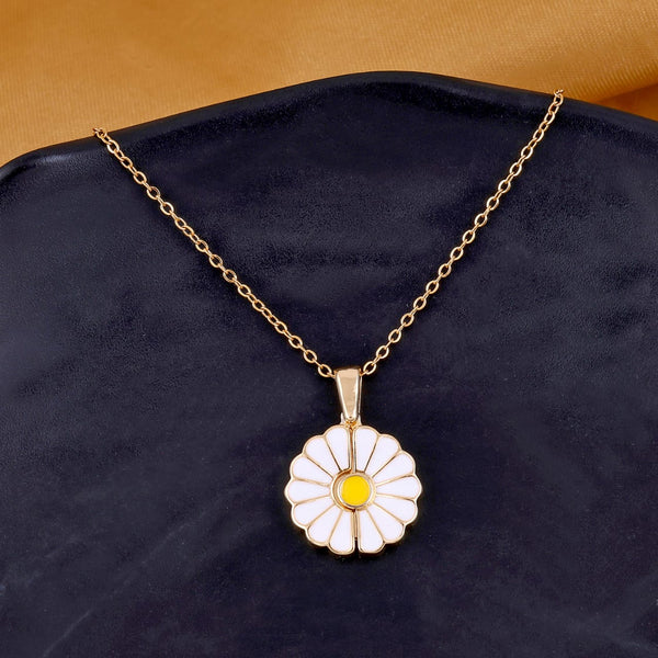 Sunflower Necklace Daisy Necklacei Boho Bloom