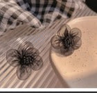 Cute Black Flower Earring Boho Bloom