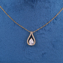 White Crystal necklace Boho Bloom