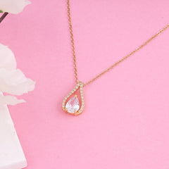 White Crystal necklace Boho Bloom