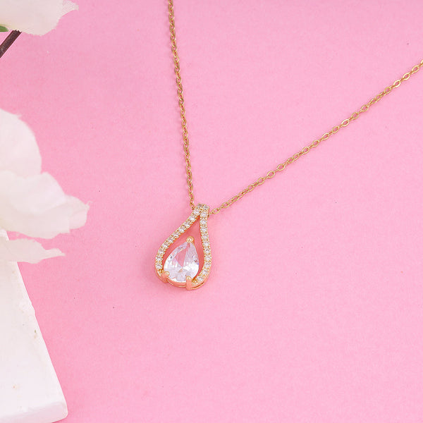 White Crystal necklace Boho Bloom